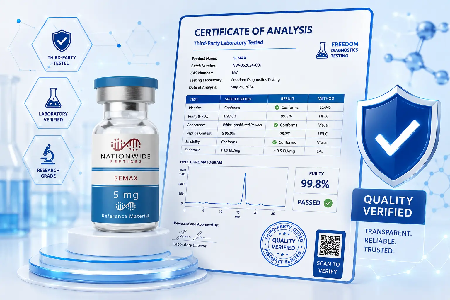 peptide warehouse batch paperwork and COA checklist for laboratory teams